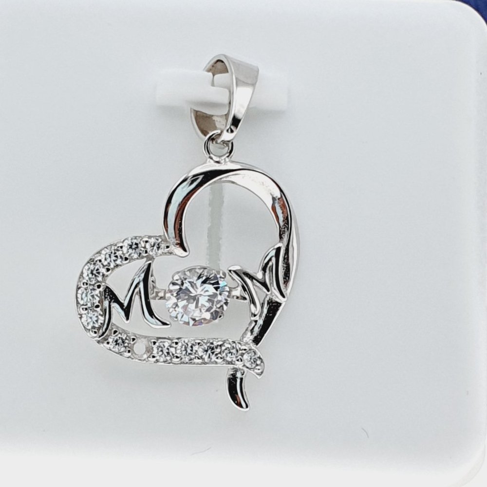 925 Sterling Silver Cubic Zircon Pendant For Women/Girls, Us925p1141